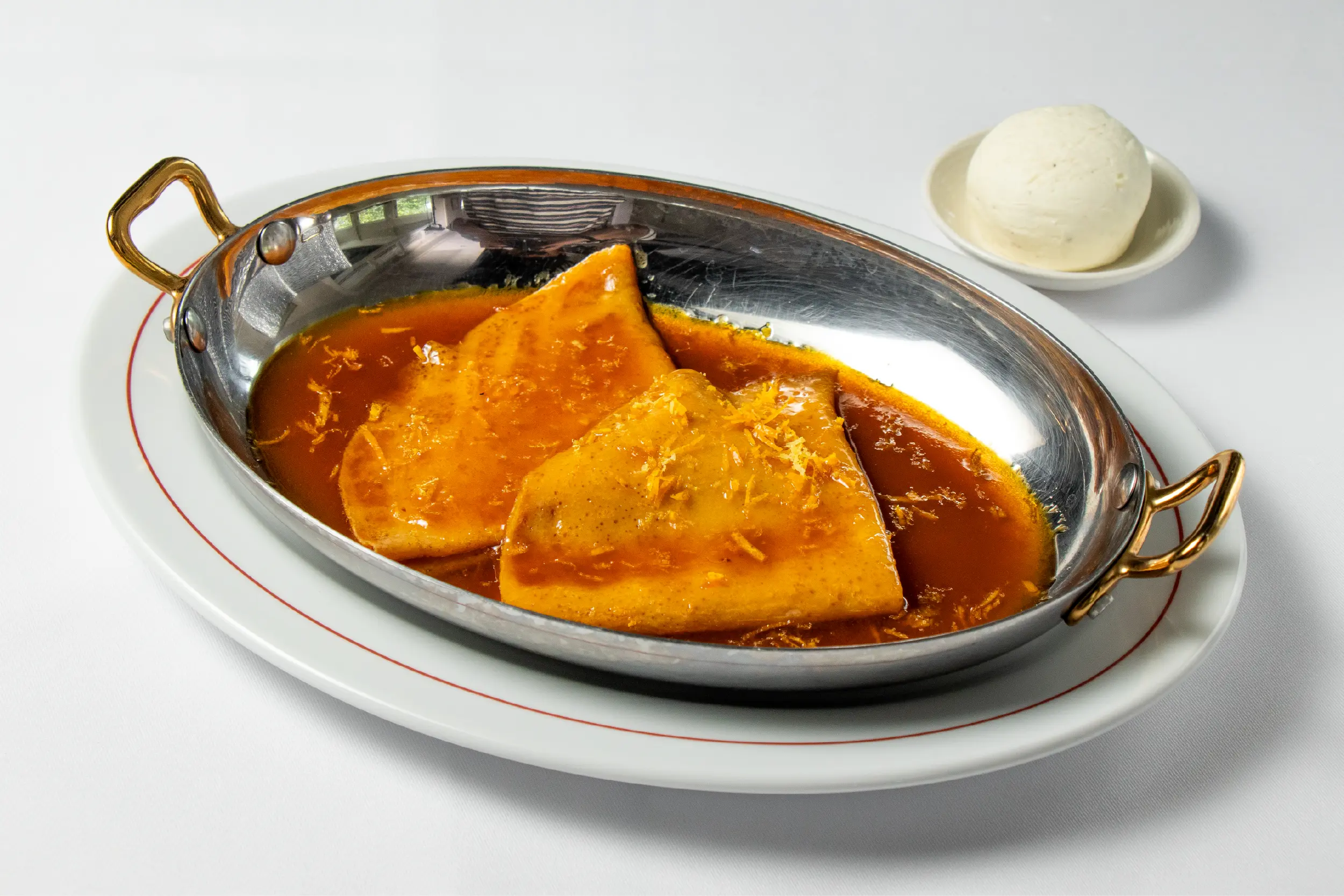 Flambéed Crêpes Suzette